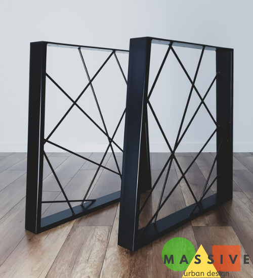 Set picioare metalice Tip SpiderWEB, inaltime 71 cm, Masa dining, Birou [3]
