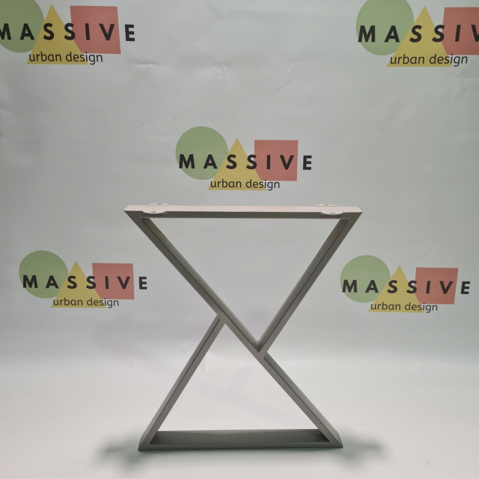 Set picioare metalice TriangleS, Inaltime 71 cm, Masa dining, Birou [3]