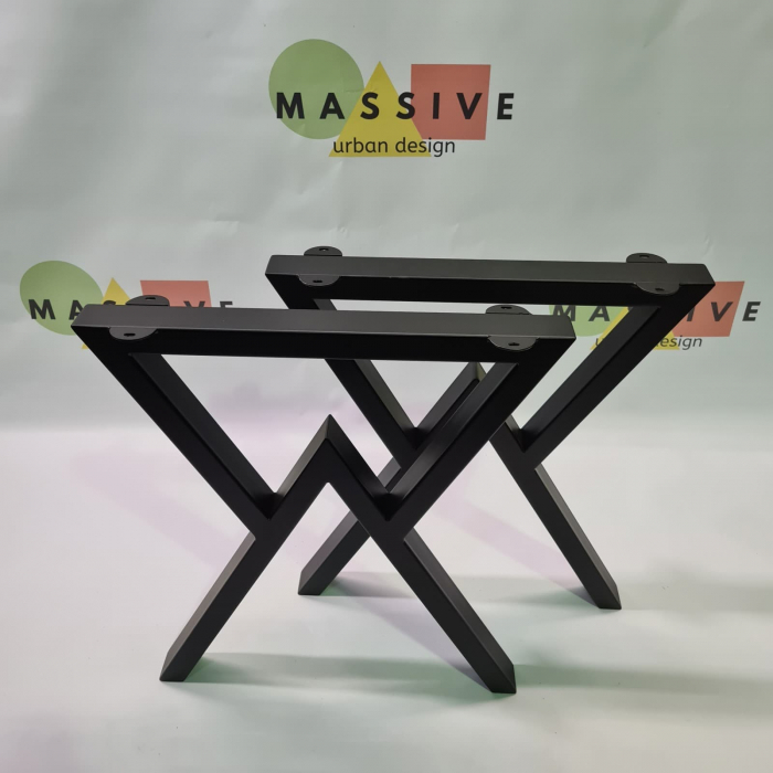 Set picioare metalice WV, Inaltime 71 cm, Masa dining, Birou [2]