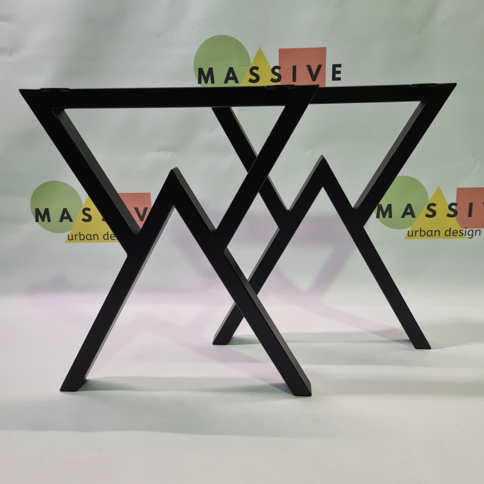 Set picioare metalice WV, Inaltime 71 cm, Masa dining, Birou [5]