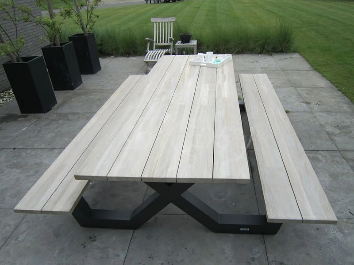 Mese cu bancuta - Masa cu bancute tip X