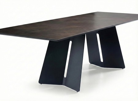 Seturi de picioare pentru mese - Set 2 picioare metalice masa, MSV056,  Inaltime 71 cm, Masa dining, Birou