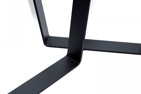 Set 2 picioare metalice masa, Trapez Slim,  Inaltime 40 cm, Bancuta / Masa cafea [2]