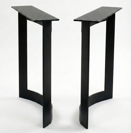 Picioare pentru mese - Set 2 picioare metalice masa, Tip Round,  Inaltime 71 cm, Masa dining, Birou