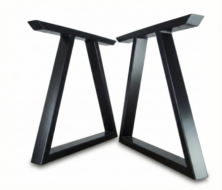 Picioare pentru mese - Set picioare metalice modern U, Inaltime 71 cm, Masa dining, Birou