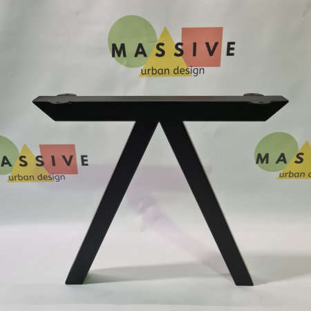 Set picioare metalice reverse V, inaltime 71 cm, Masa dining, Birou [2]