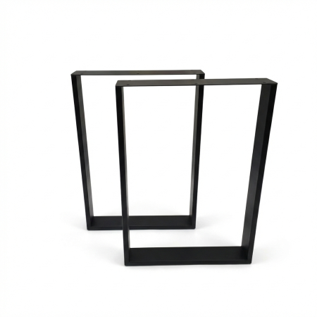Picioare pentru mese - Set picioare metalice tip dreptunghi, latime 50 cm, Masa dining, Birou