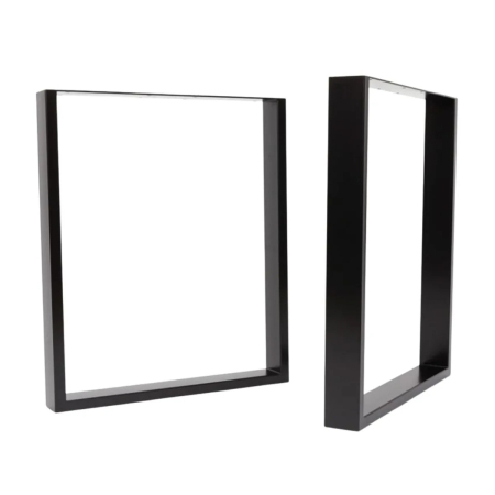 Picioare pentru mese - Set picioare metalice tip dreptunghi, latime 70 cm, Masa dining, Birou