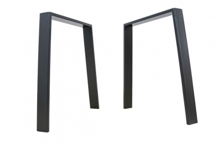 Set picioare metalice tip Trapez Slim, Masa dining, Birou [2]