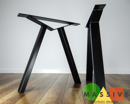 Set picioare metalice tip Minimalist, inaltime 71 cm, Masa dining, Birou [3]