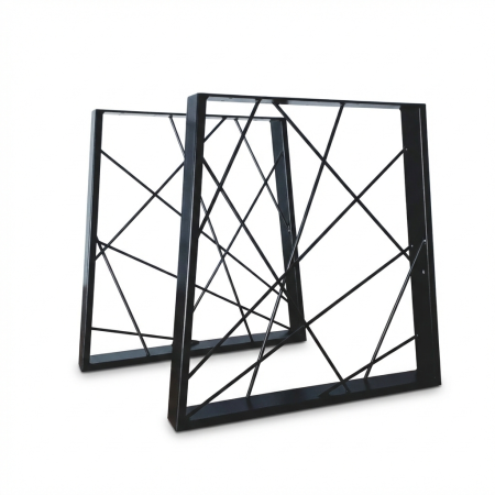 Seturi de picioare pentru mese - Set picioare metalice Tip SpiderWEB, inaltime 71 cm, Masa dining, Birou