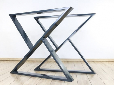 Produse - Set picioare metalice TriangleS, Inaltime 71 cm, Masa dining, Birou