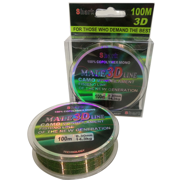 Леска MALE3DLINE 100м 0.40мм [1]