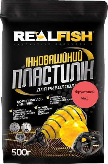 Nada si momeala - Plastilin REALFISH Mix Fructe 0.5kg