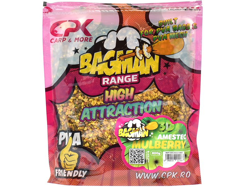 Amestec Saculet Solubil BAGMAN CPK 3D MULBERRY, 800g [1]
