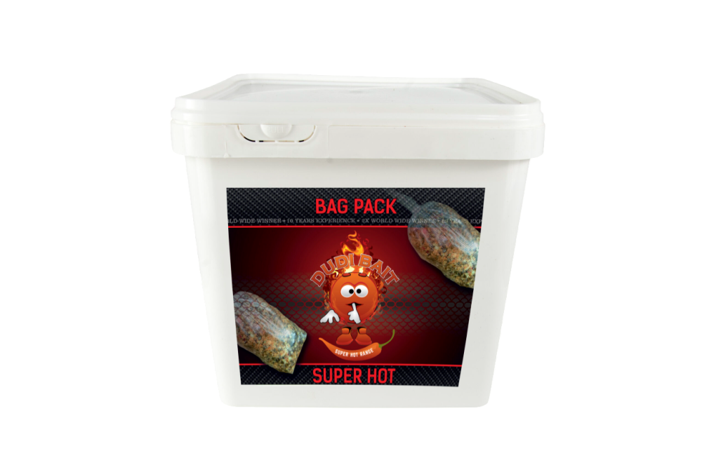 Bag Pack DUDI BAIT Super Hot 2.5 kg + aditiv lichid 250 ml [1]
