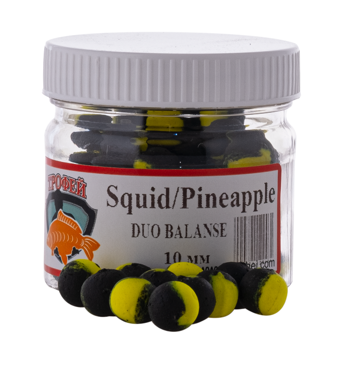 Бойлы насадочные Squid-Ananas 10mm Duo Balance [1]