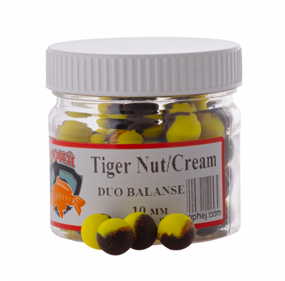 Boiles pentru fir Tiger Nut-Cream 10mm Duo Balance TRAFEI [1]