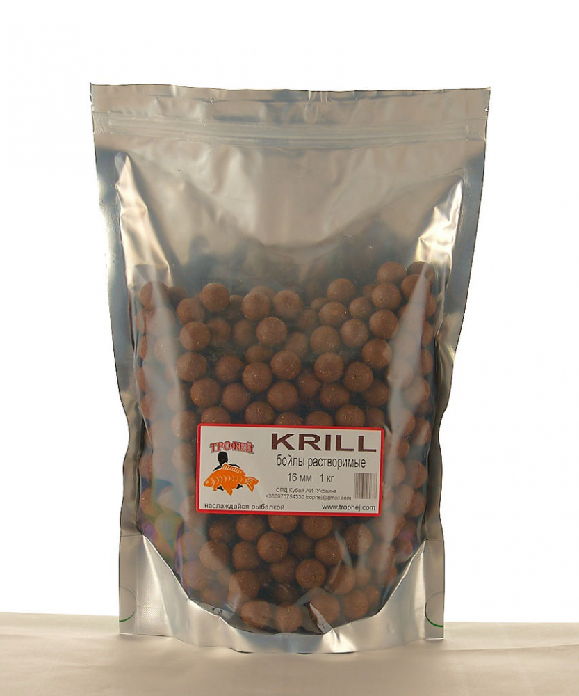 Boiles solubile pentru nadit Krill 16mm 1kg TRAFEI [1]
