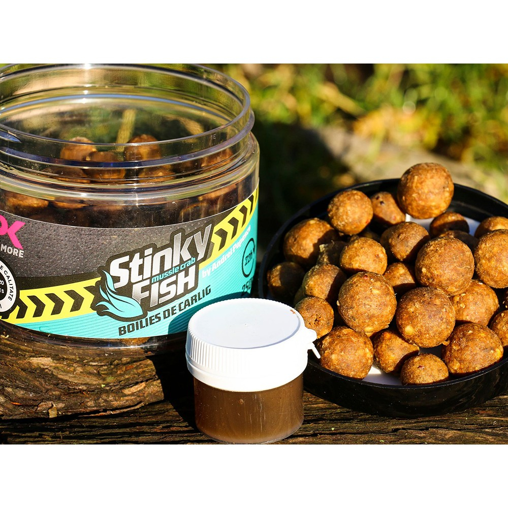 Бойлы насадочные STINKY FISH 300г 24/26мм, CPK [1]