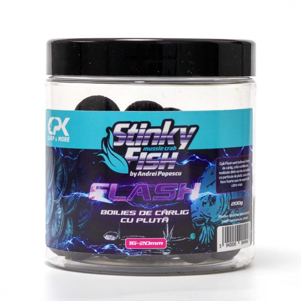 Boilies FLASH Критически сбалансированные STINKY FISH 16/20mm 125g [1]