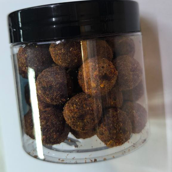 Boilies tare glazurate squid cranberry 16mm 125g POSEIDON [2]