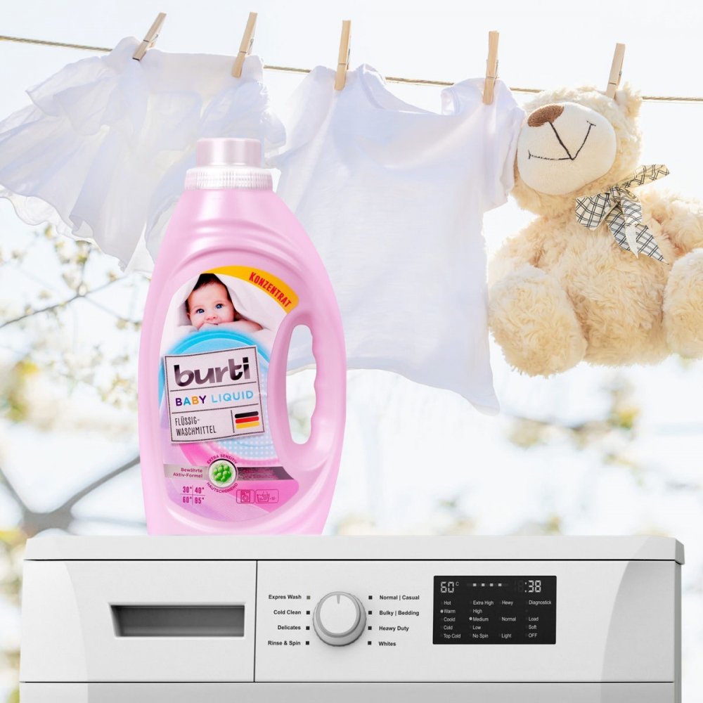 BURTI BABY LIQUID - Detergent pentru rufe, 1,45L [7]