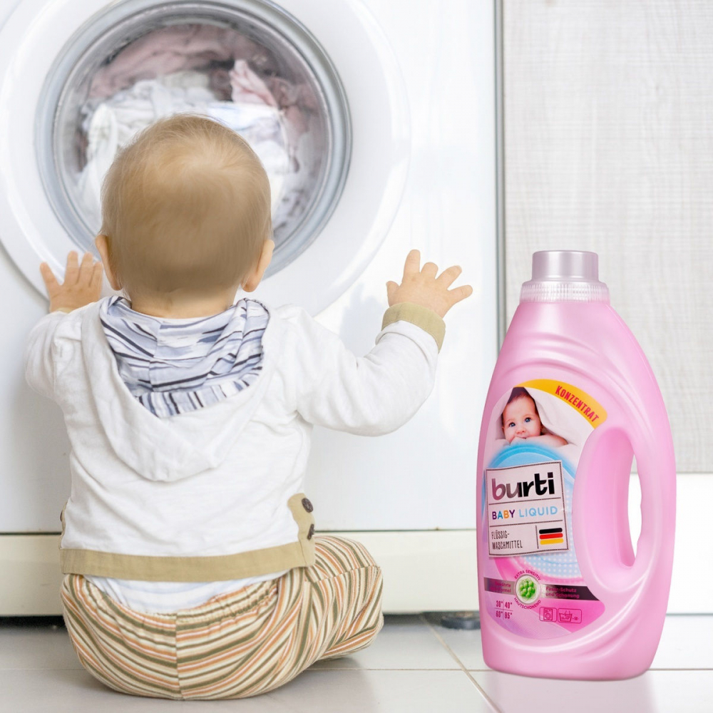 BURTI BABY LIQUID - Detergent pentru rufe, 1,45L [3]