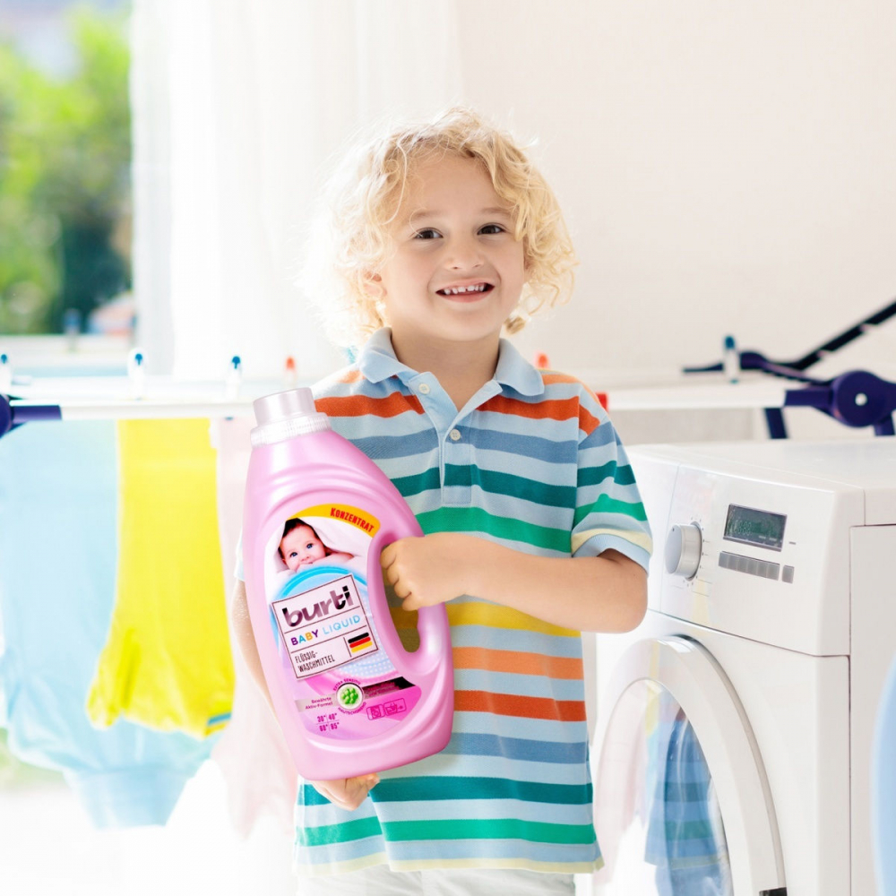 BURTI BABY LIQUID - Detergent pentru rufe, 1,45L [5]