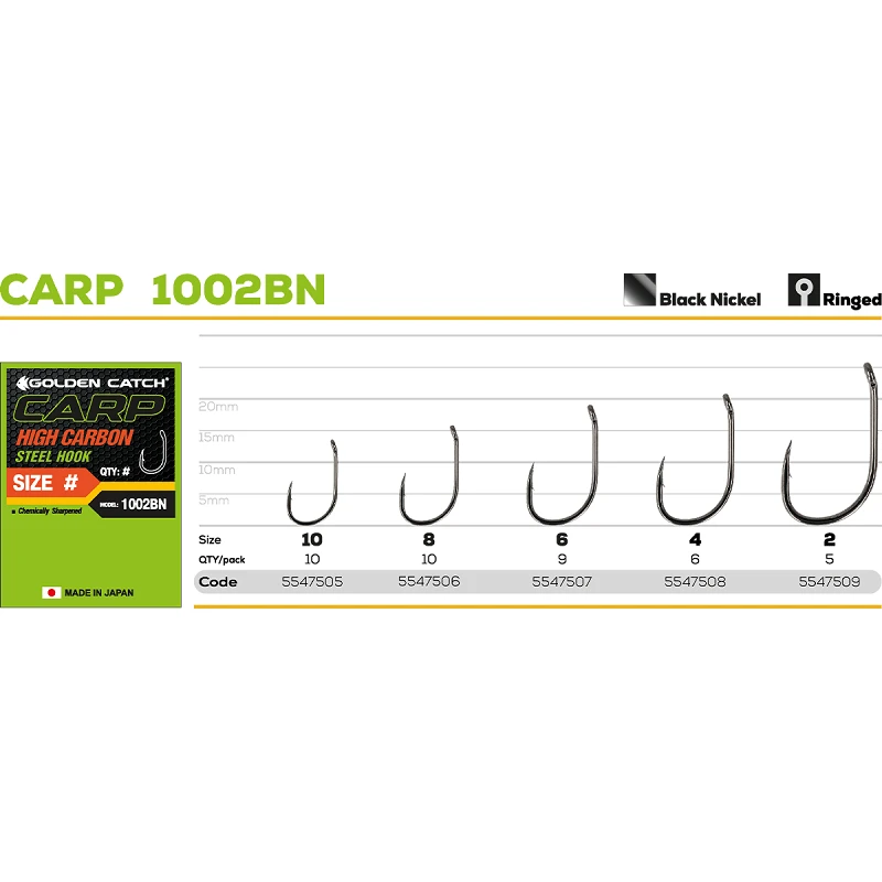Крючок GC Carp 1002BN #10 10шт. [2]