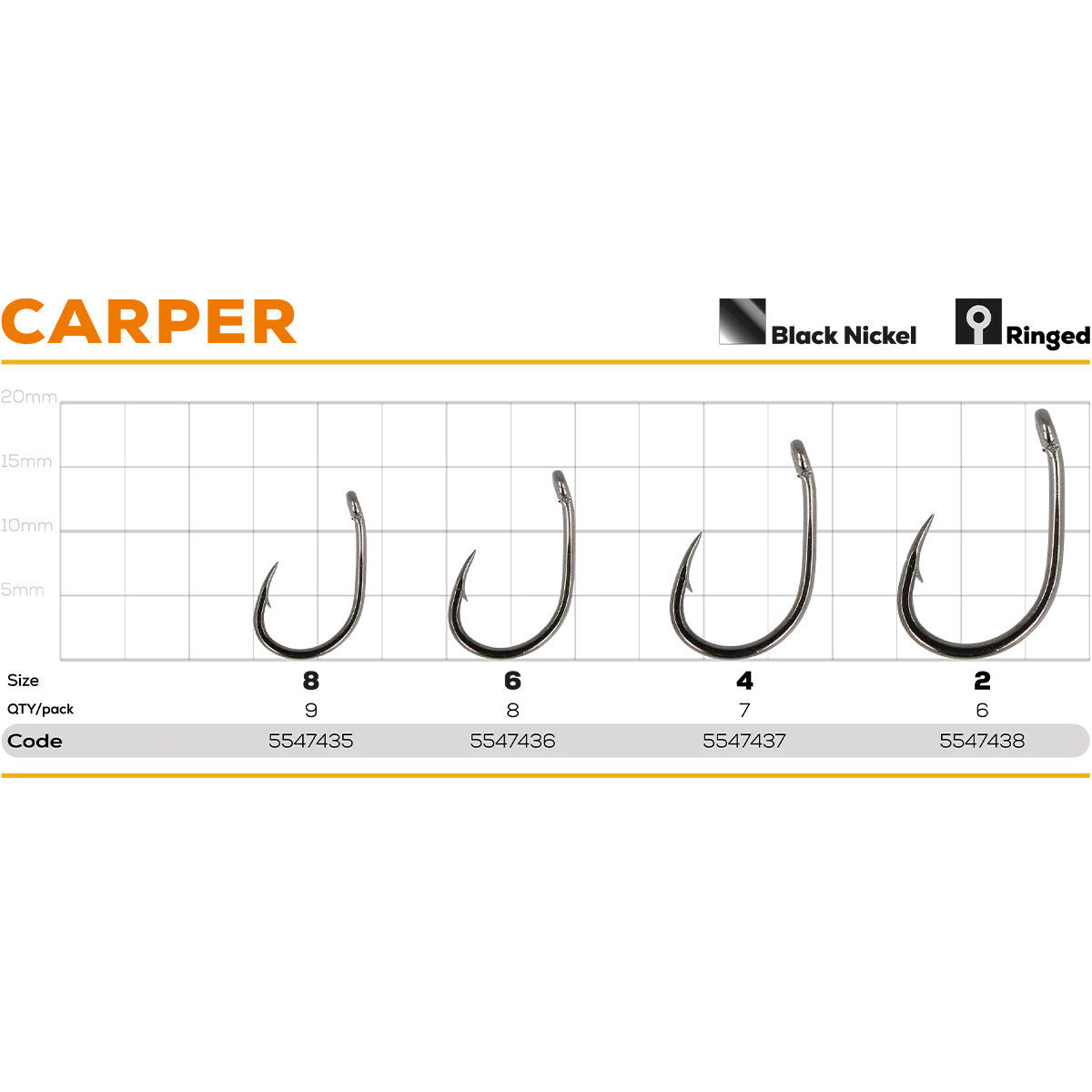 Carlig GC Carper #2, 6buc. [2]