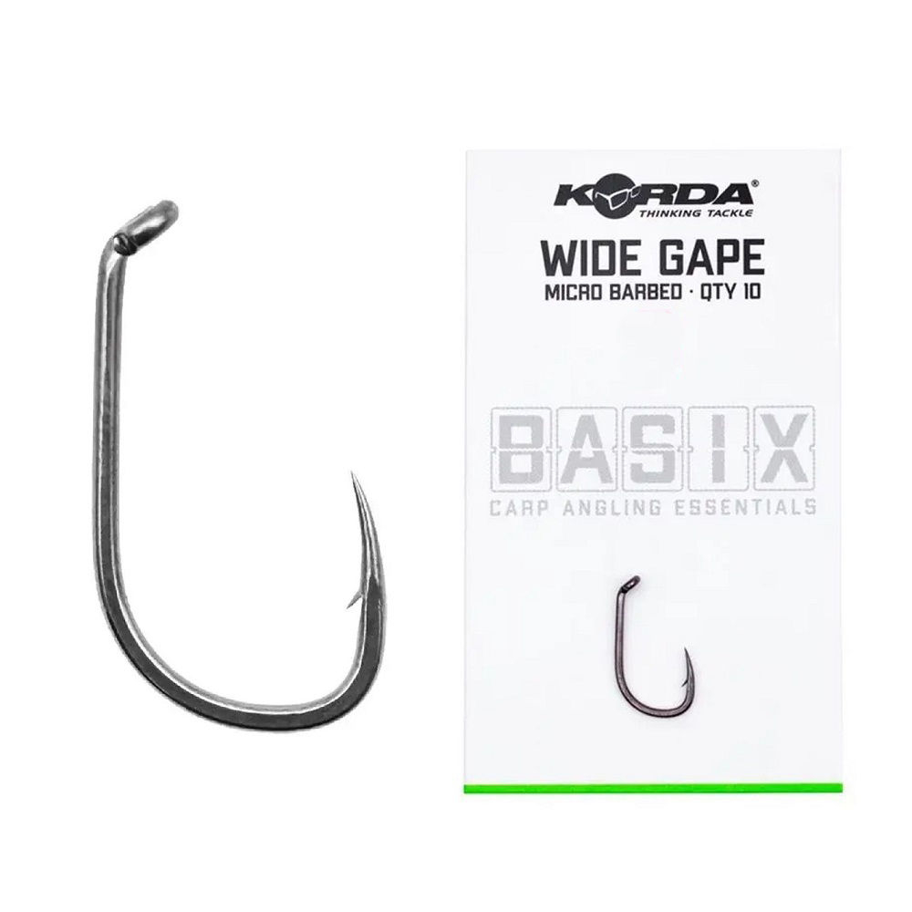 Carlig KORDA Basix Wide Gape #8 Micro Barbed [1]