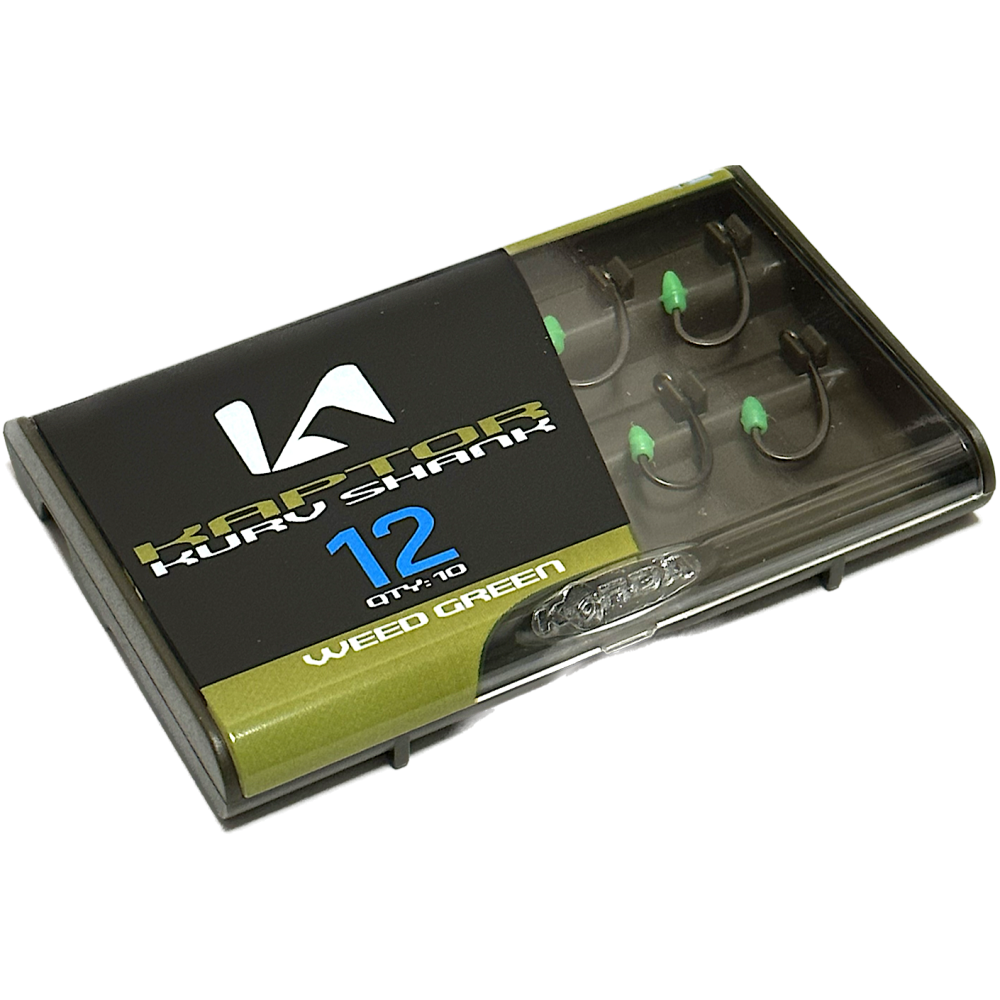 Carlig KORDA Kaptor Kurv Shank #12 Weed Green [2]