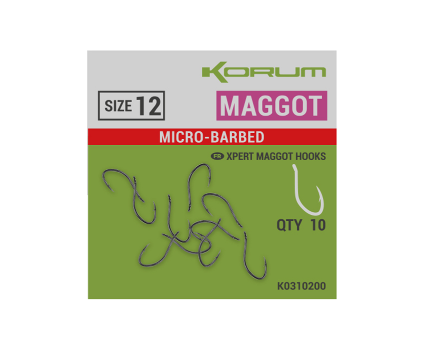 Крючок Korum Xpert Maggot Hooks Micro-Barbed, Nr. 14 [2]