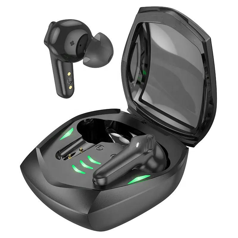 Casti gaming TWS HOCO EW28 Magic true wireless BT gaming headset Black [2]
