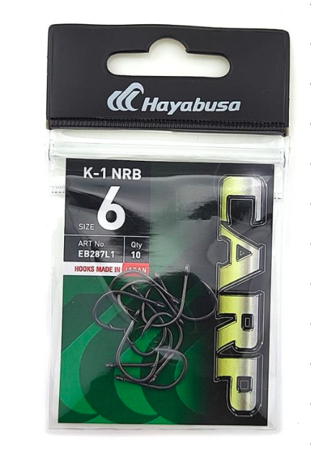 Крючок Hayabusa K-1 NRB №6,  EB287L1 [1]