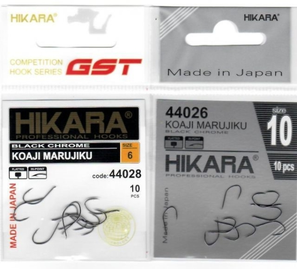 Крючок TRAPER HIKARA KOAJI MARUJIKU Black Chrome №16 [1]