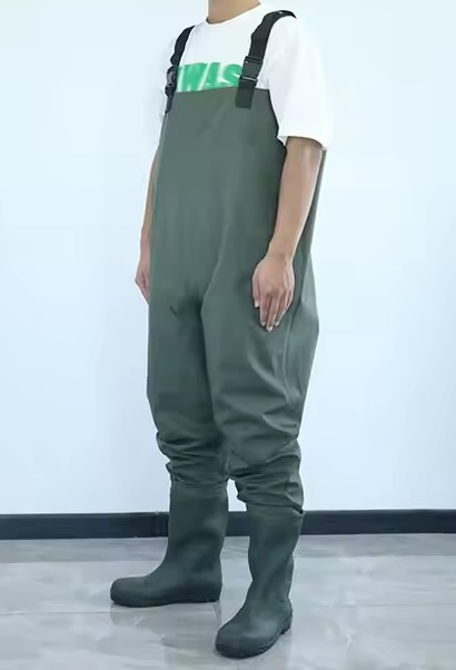 Сапоги Вейдерсы ( Waders )  выше талии ПВХ зеленые разм.43 [1]