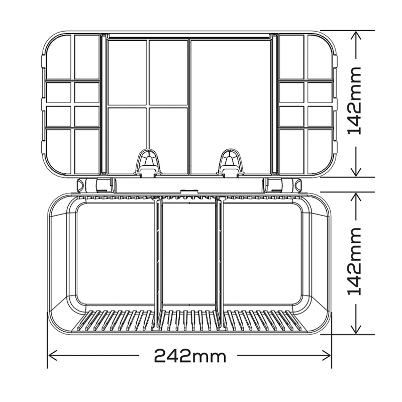 Коробка GC G.Carp Deep Tackle Box 24.2х14.2х7.2cm [3]