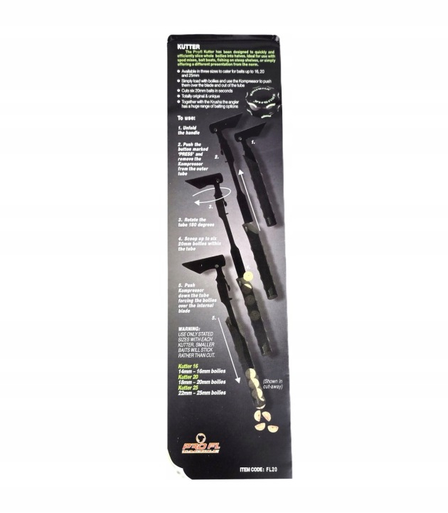 Dispozitiv PRO FL KUTTER Taiat Boilies 18mm-20mm [3]