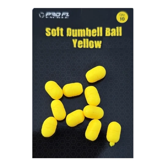 DUMBELL силиконовый PRO FL желтый [1]