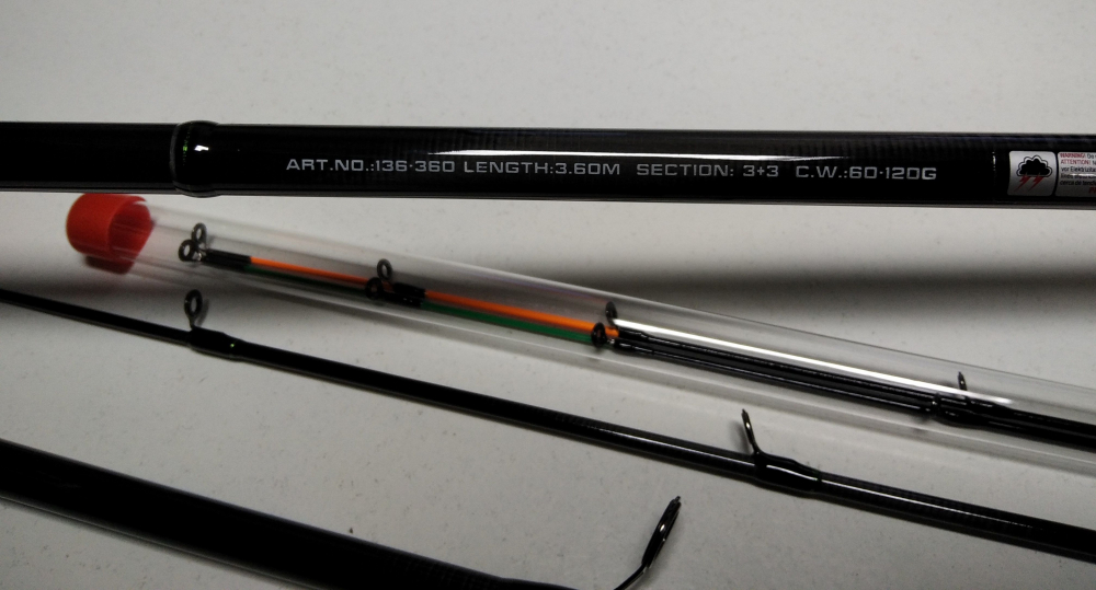 Feeder WEIDA NeoXoen 3.60m, test (60-120)g [6]