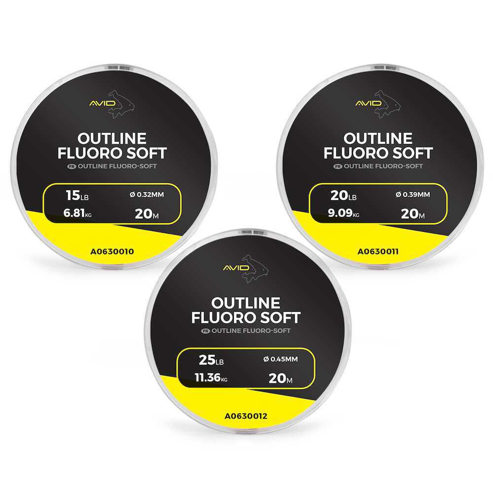 Леска Avid FLUORO-SOFT 20M-20LB/9.09KG -0.39MM [3]