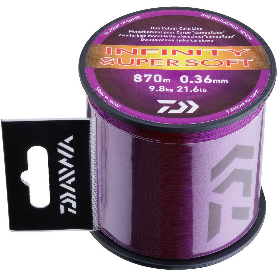 Леска DAIWA INFINITY SUPER SOFT 0.31mm/7.0kg/1250m [1]