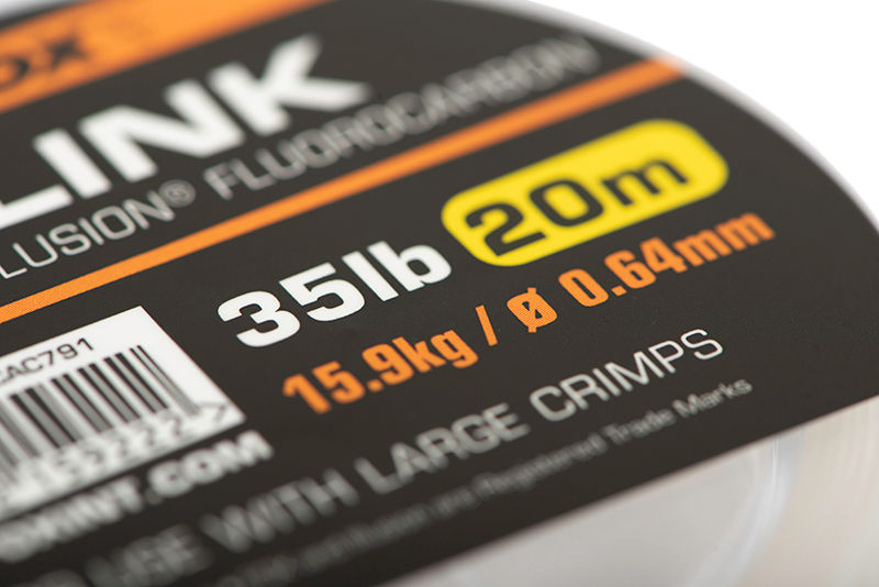 Поводочная леска Fluorcarbon Fox Edges LinK Ilus Fluoro 0.53mm/25lb(20m) [3]