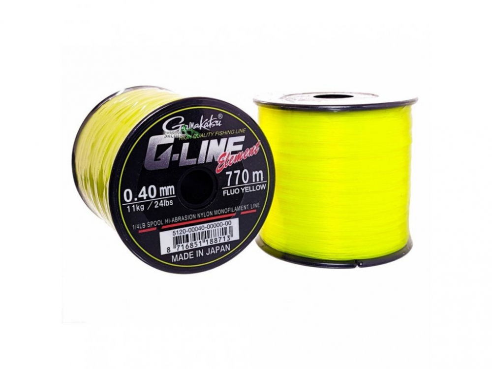 Леска GAMAKATSU G-LINE Element Yellow 0.28mm/5.70kg/1490m [2]