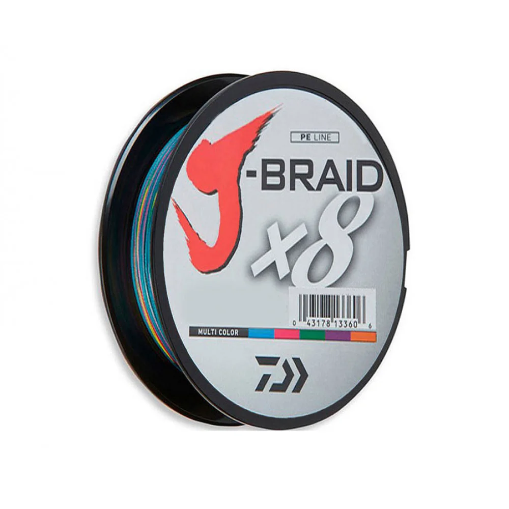 Шнур Daiwa J-Braid X8 150m Multi Color 4.0kg 0.06mm #0.6 [1]