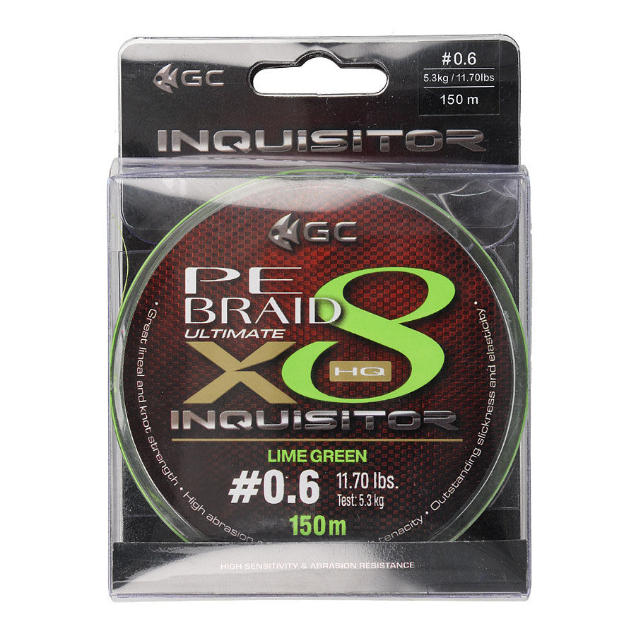 Шнур GC Inquisitor PE X8 150м Lime Green #1.5 [1]