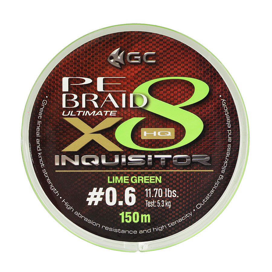 Шнур GC Inquisitor PE X8 150м Lime Green #1.5 [2]