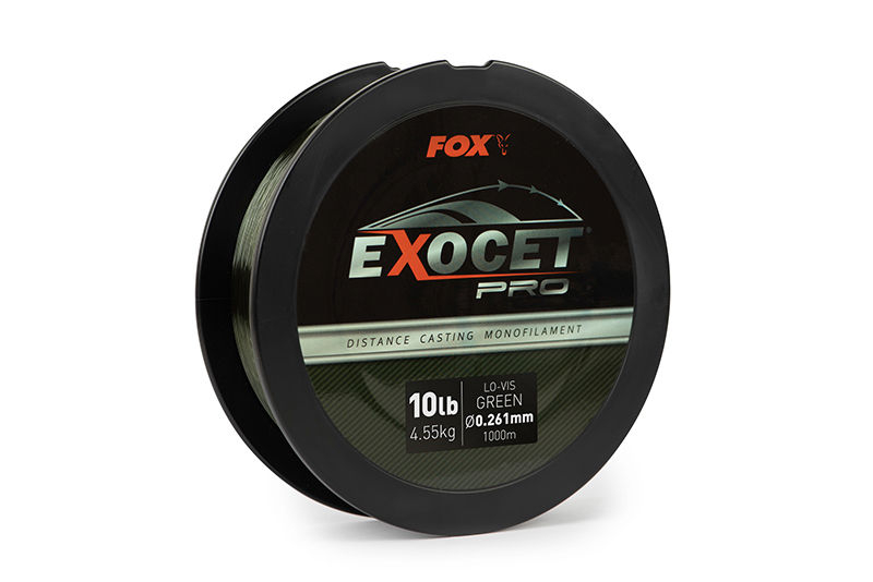 Fir monofilament Fox Exocet Pro (LV Green) 18lbs x1000m [1]